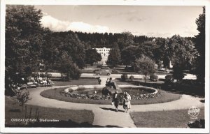 Sweden Ornskoldsvik Stadsparken Örnsköldsvik  RPPC  03.61