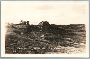 JAPAN OKINAWA CHOCOLATE DROP HILL ANTIQUE REAL PHOTO POSTCARD RPPC