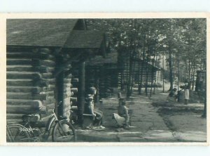 1940's PARK SCENE Penfield & Clearfield - Near State College PA AF7640