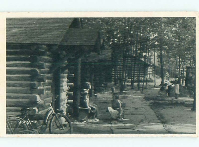 1940's PARK SCENE Penfield & Clearfield - Near State College PA AF7640