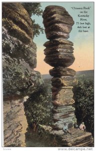 Chimney Rock On The Kentucky River, 75 Feet High, 4x6 Feet At The Base, Ken...