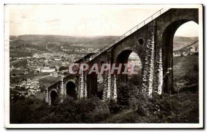 Old Postcard Lourdes Pic du Jer Funicular