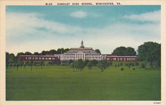 Handley High School Winchester Virginia