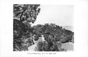 RPPC LICK OBSERVATORY Mount Hamilton, CA San Jose c1940s Vintage Postcard