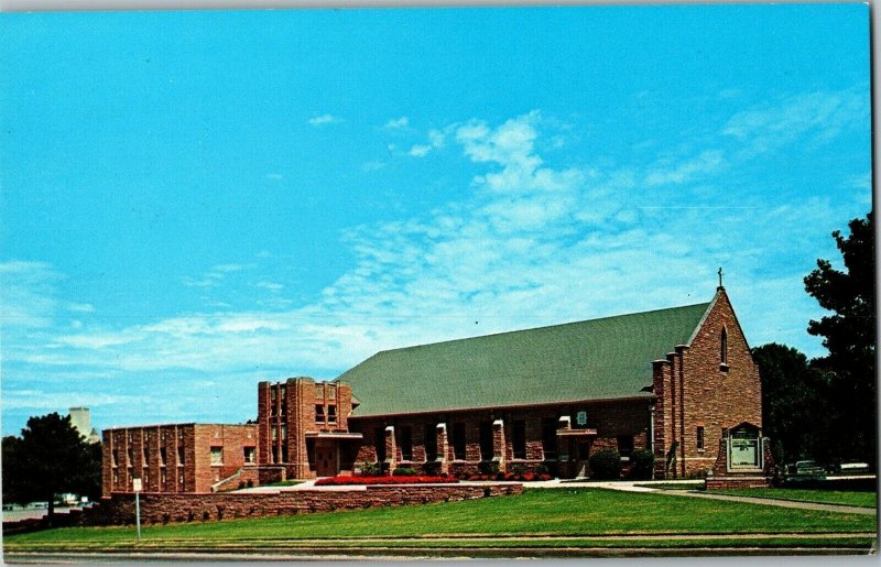 First Lutheran Church 13th St Tulsa OK Vintage Postcard C62