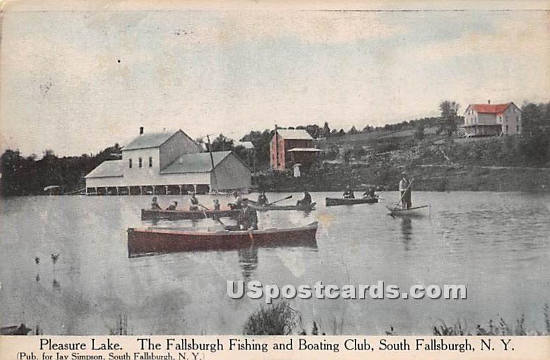 Pleasure Lake South Fallsburg NY 1911