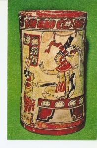 Postal 021719 : Vaso clasico Tardio 700 a?s d.C. Guatemala
