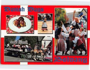 Postcard Danish Days Solvang California USA