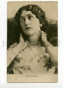 488223 Lina CAVALIERI Italian OPERA Singer BELLE Pearl Vintage PHOTO REUTLINGER