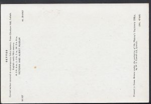 Museum Postcard - Settee in Carved Walnut, Glenham Hall, Suffolk RR2611