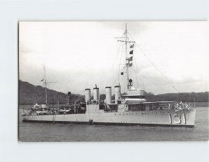 Postcard U.S.S. Buchanan DD-131, Balboa, Panama City, Panama