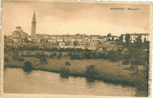 VINTAGE POSTCARD: PORDENONE - PANORAMA-