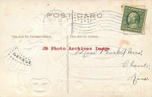 Halloween, Sanders No 366-2, Children Bobbing for Apples, JOL on Floor