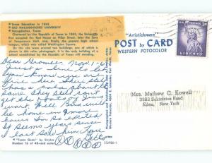 Pre-1980 Nacogdoches University - Nacogdoches Texas TX E0907