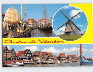 Postcard Groeten uit Volendam, Netherlands