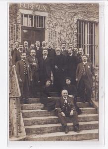 NEVERS : carte photo de la Banque de France vers 1910  - très bon état