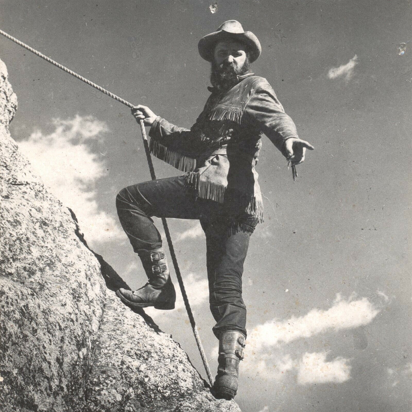 RPPC Sculptor Korczak Ziolkowski Crazy Horse Memorial Black Hills South