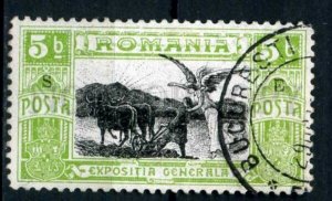 509252 ROMANIA 1906 year Exhibition official stamp overprint