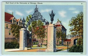 3 Postcards UNIVERSITY of ILLINOIS, Chicago ~ Campus HULL COURT Laboratory 1940s