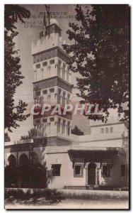 Old Postcard Marseilles Colonial Exhibition in 1922 Palace of Algeria Minaret