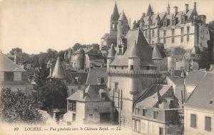 BR92896 loches vue generale vers le chateau royal  france