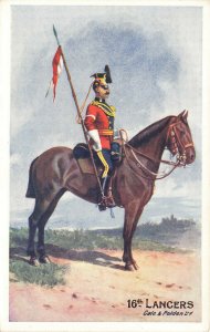 16th Lancers Cale & Polden Lmtd. Postcard