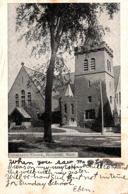 Massachusetts Haverhill Universalist Church 1911