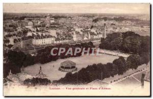 Old Postcard Lorient General view and instead of & # 39armes