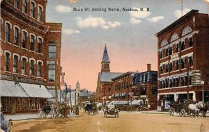 11755  NH Nashua 1910   Main Street, looking North