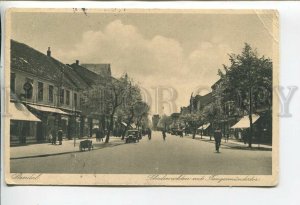 460857 GERMANY Stendal street car Vintage postcard