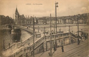 Belgium Liege the walking way bridge