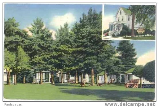 Friars Tourist Home & Cottages Sussex New Brunswick, Canada, 1959 Chrome