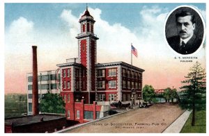 Vintage Des Moines Iowa Successful Farming Pub Co Building Postcard