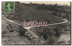 Old Postcard Valley of the Creuse and the Bridge Fresselines