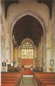 Norfolk Postcard - The Nave and Chancel - Cromer Parish Church  ZZ155