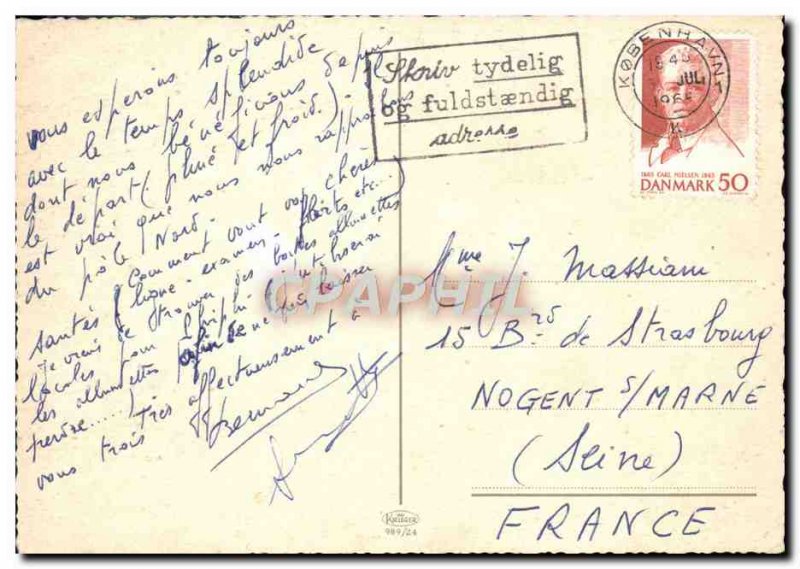 Modern Postcard Wonderful Copenhagen