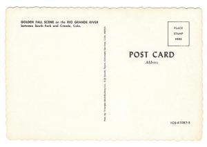 CO Rio Grande River Between South Fork & Creede 2 Postcards