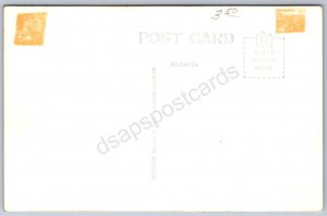 K45/ Standish Michigan RPPC Postcard c1940s Interior Wheeler's Restaurant 328