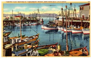 California San Francisco Fishing fleet at Fisherman's Wharf