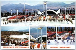 M-80529 Opening Ceremonies XIII Olympic Winter Games Lake Placid New York