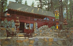 BAYVIEW RESORT Inspiration Point LAKE TAHOE Emerald Bay Totem Pole Rare Postcard