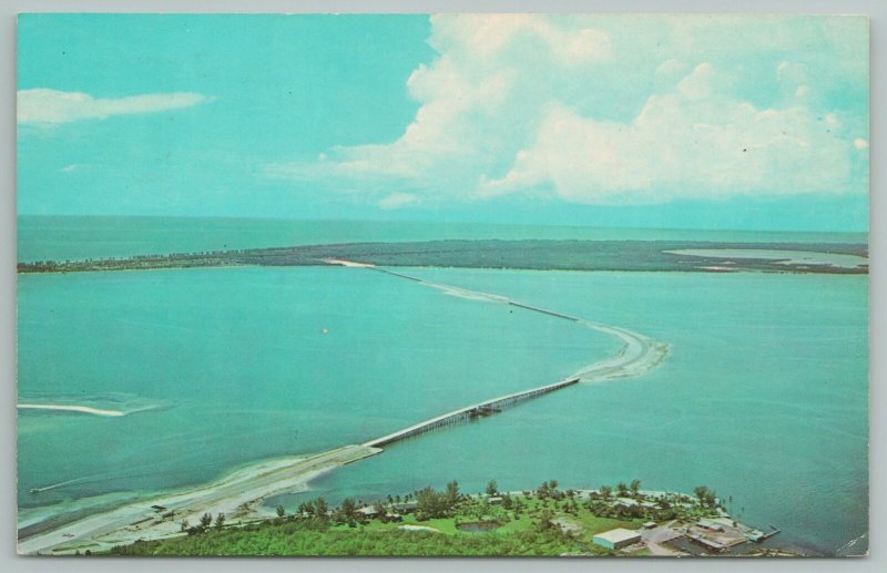 Sanibel Island Florida~Sanibel Island Causeway~Vintage Postcard