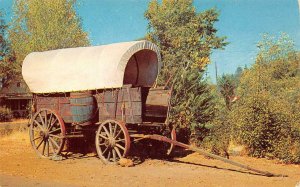 Gold Rush COVERED WAGON Columbia, CA Tuolumne County c1950s Vintage Postcard