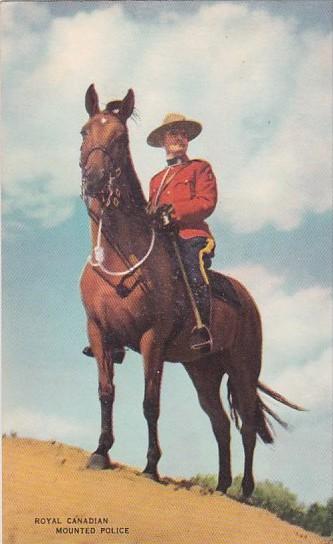 Policeman On Horseback Royal Canadian Mounted Police