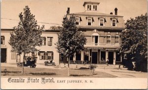 Vintage 1909 RPPC Postcard - Granite State Hotel - East Jaffrey New Hampshire