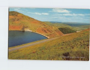 Postcard Clywedog Dam, Plynlimon, Wales