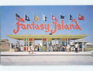 Pre-1980 Amusement Park FANTASY ISLAND ENTRANCE Grand Island - Buffalo NY hn2517