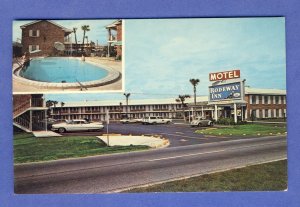 Jacksonvile, Florida/FL Postcard, Rodeway Inns, Swimming Pool, 1950's?