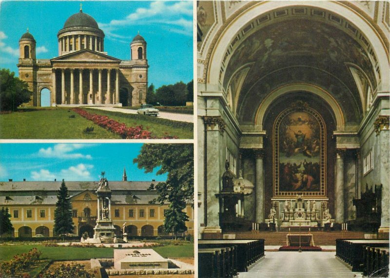 Hungary Esztergom basilica souvenir Postcard