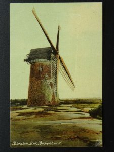 Cheshire Merseyside Birkenhead BIDSTON Windmill c1909 Postcard by Knight